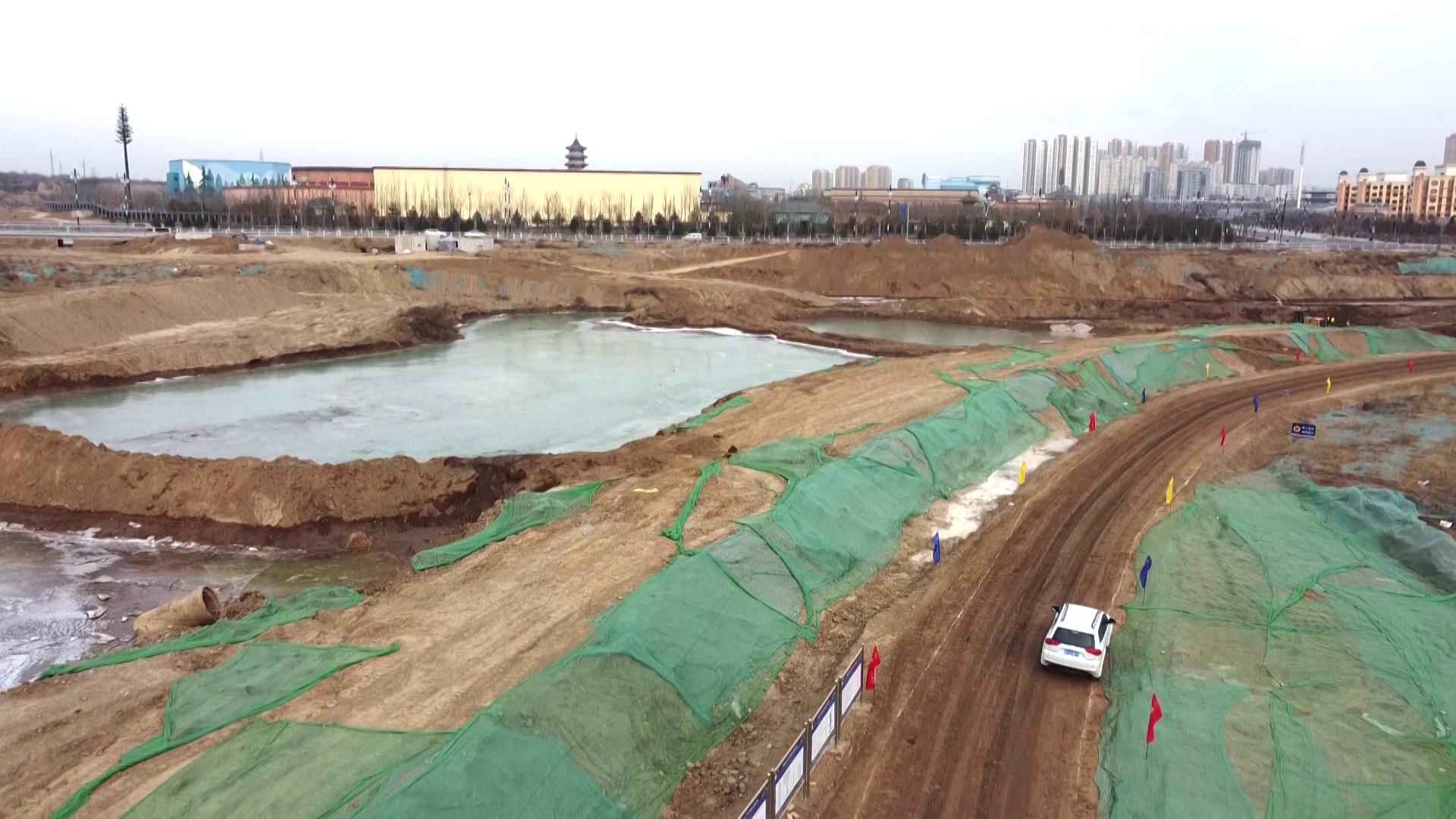 奥仁格管道引领太原热浸涂塑钢管销售，助力阳曲县中社河治理工程冲刺工期